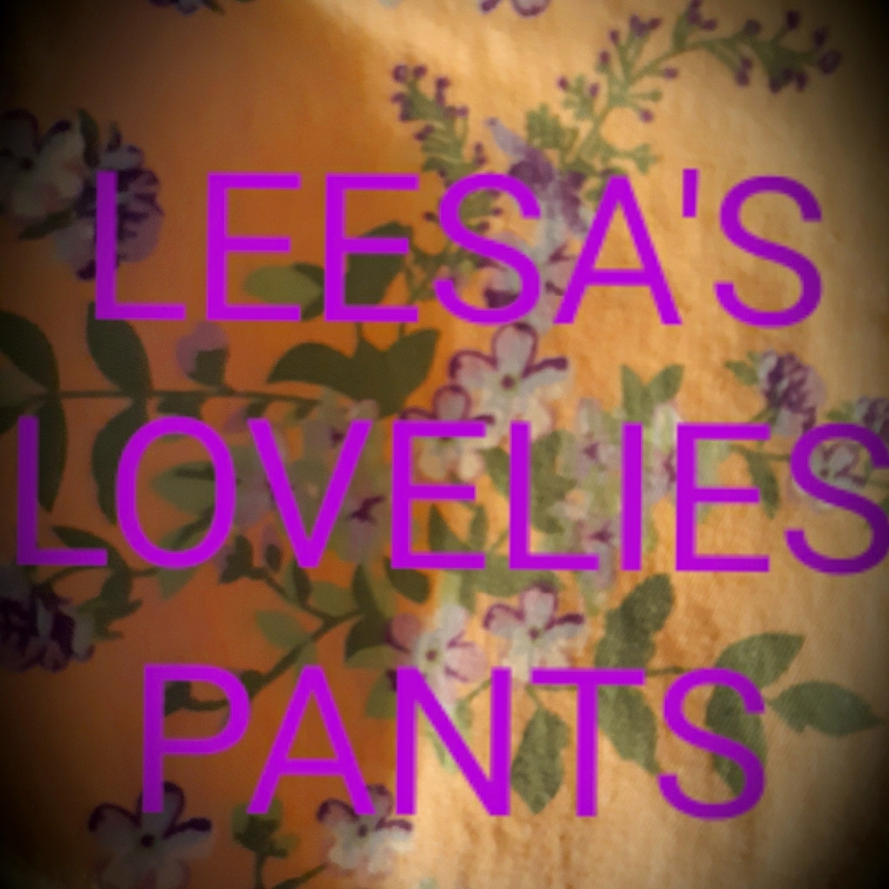 Pink floral jeans
